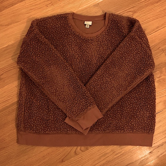 a new day Sweaters - A NEW DAY teddy bear sweatshirt